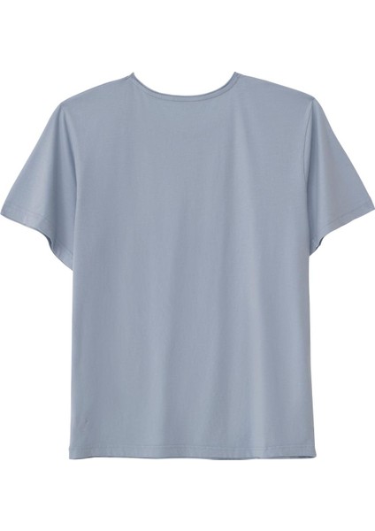Regular Loose Tshirt - Açık Mavi