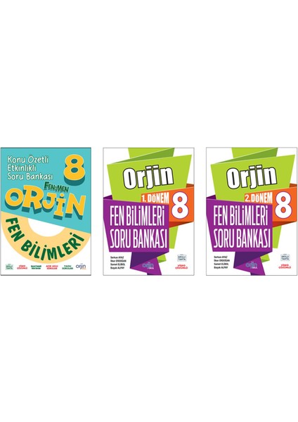 8. Sınıf Fen Bilimleri Soru Bankası 3 Kitap