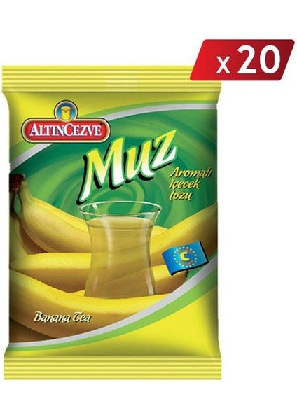 Muz Aromalı Içecek Tozu 250 gr - 20Lİ Paket