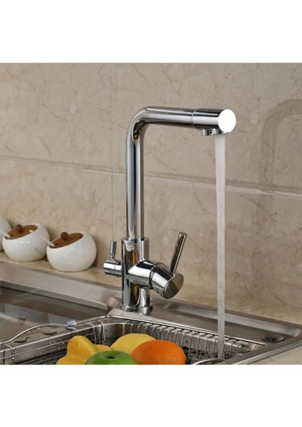 Oval Krom Üç Yollu Musluk modelleri