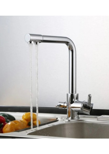 Oval Krom Üç Yollu Musluk fırsatları