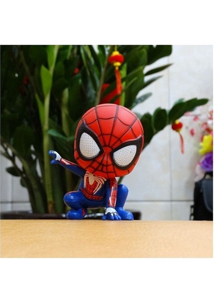 Spider Man Enamel Doll Handmade Doll Car Decoration Cake Decoration Doll Figure Toy Birthday Gift (Yurt Dışından)