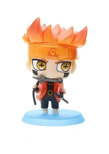 Anime Naruto Şekil Oyuncak Seti Uzumaki Naruto Uchiha Sasuke Aksiyon Anime Modeli Pvc Heykeli Heykelcik Koleksiyon Oyuncak (Yurt Dışından)