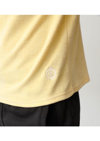 Bisiklet Yaka Havlu Kumaş Erkek Tshirt