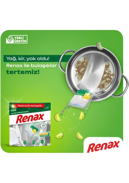 Renax Bulaşık Makinesi Kapsül Hepsi Bir Arada 99'lu