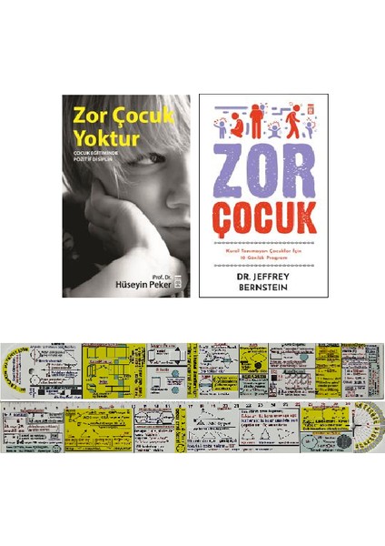 Zor Çocuk Yoktur - Zor Çocuk 2 Kitap Set + Matematik Öğreten Ayraç