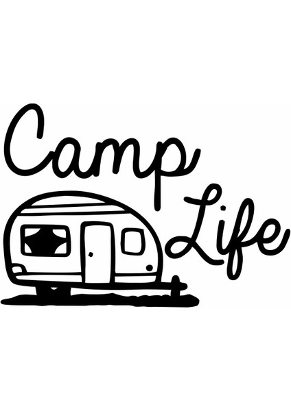 Camp Karavan Adventure Doğa Araba Oto Sticker 00019 fırsatları