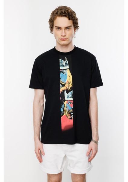 Viking Twins Regular Tshirt - Siyah fırsatları