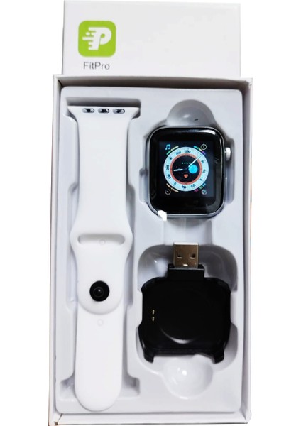 Çocuklar Için Türkçe Fitpro Bluetoothlu Akıllı Saat 1.44 Inc Renkli Ekranlı Silikon Kordonlu Şarjlı
