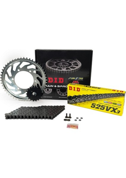 D.ı.d Bmw F 850 Gs/adv Zincir Dişli Seti X-Ringli Çelik 17-44T/122L