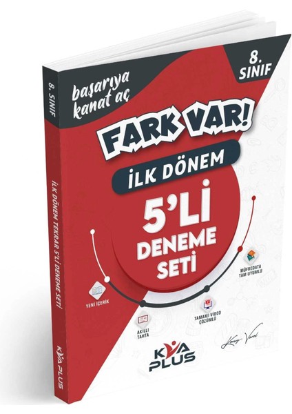 KVA Yayınları 8. Sınıf İlk Dönem 5'li Deneme Seti