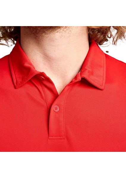 Tech Pıque Polo Ss Kırmızı Erkek Polo Tshirt modelleri