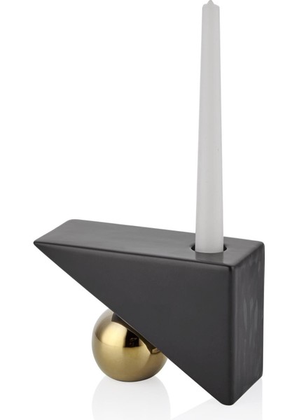 Seta Elıte Deco Planet Siyah Mumluk 14*6*9cm fiyatları