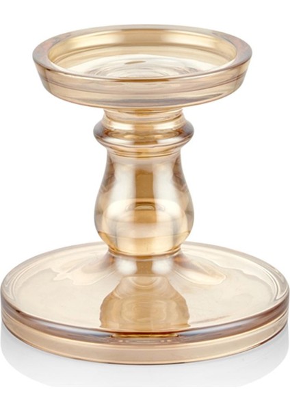 Seta Crystal Amber Cam Mumluk Küçük 12 cm