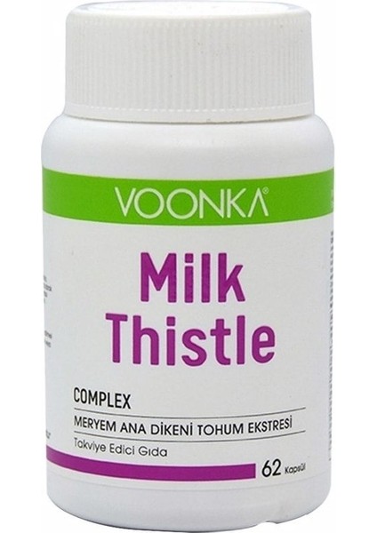 Milk Thistle Complex 62 Kapsül