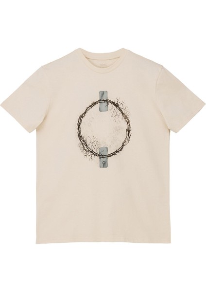 Logo In Thorn Regular Tshirt Kemik