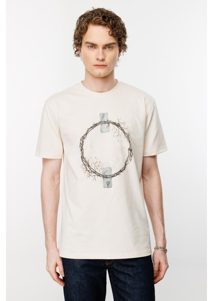 Logo In Thorn Regular Tshirt Kemik