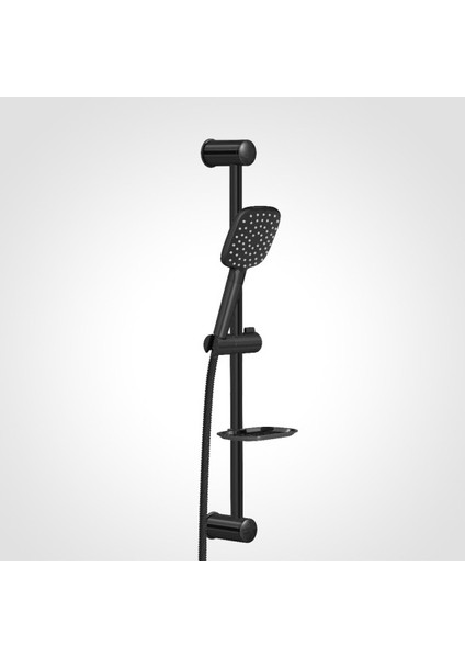 Aqua Jet Black Hareketli Duş Seti