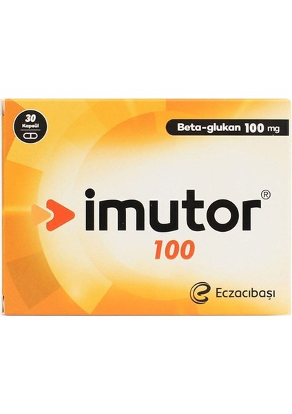 Beta Glukan 100 Mg 30 Kapsül