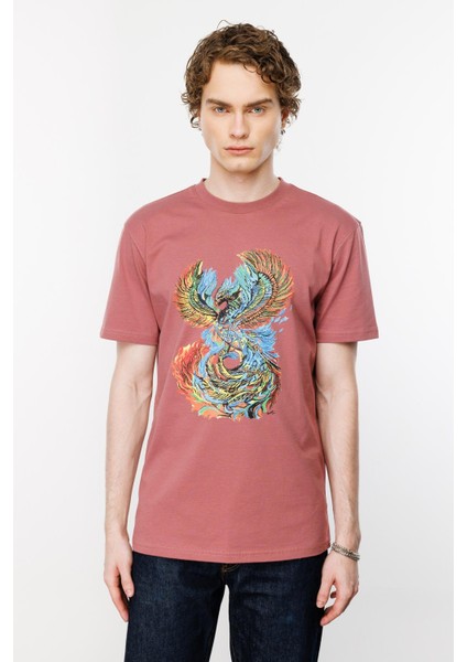 Phoenix And Fire Regular Tshirt Gül Kurusu