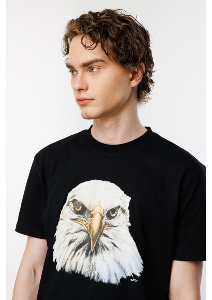 King Of The Birds Regular Tshirt - Siyah indirimleri