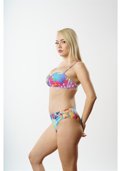 Boş Kaplı Straplez Bikini Takımı - B1825