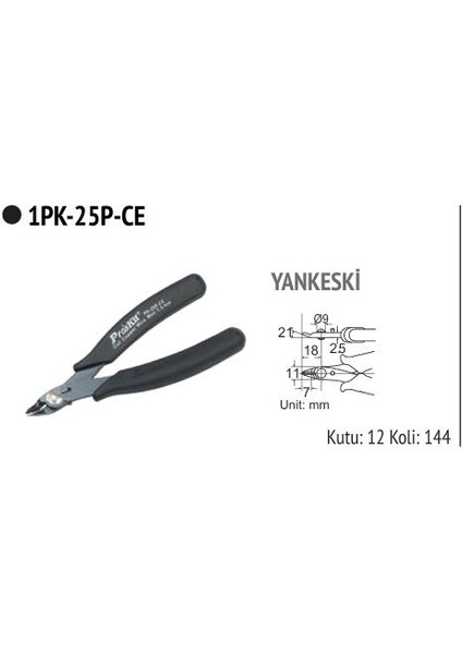 1PK-25P-CE Proskit Yan Keski ;proskit