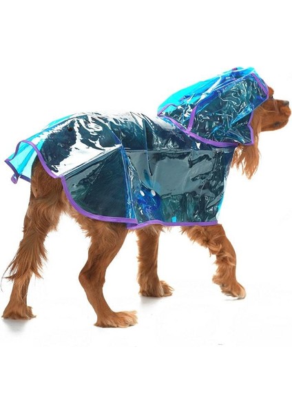 Köpek Küçük ve Orta Irk Yağmurluk Otso Şeffaf Mavi modelleri