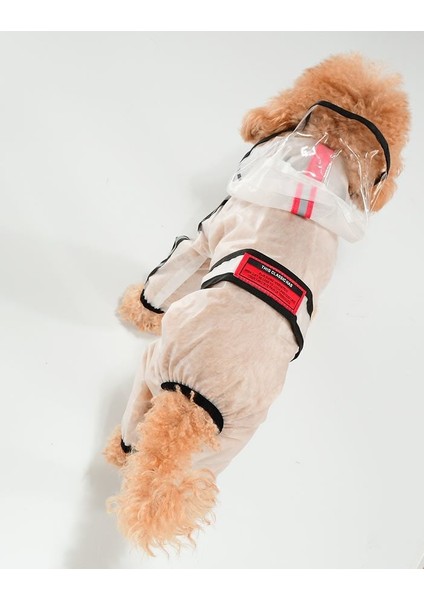Köpek Küçük ve Orta Irk Paçalı Şeffaf Yağmurluk Rinda modelleri