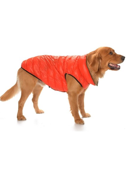 Büyük Irk Çift Taraflı Köpek Mont Tonha Yeşil & Turuncu modelleri