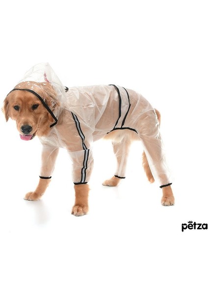 Büyük Irk Paçalı Şeffaf Köpek Yağmurluk Rinda modelleri