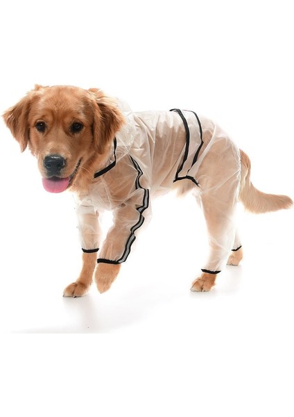 Büyük Irk Paçalı Şeffaf Köpek Yağmurluk Rinda fırsatları