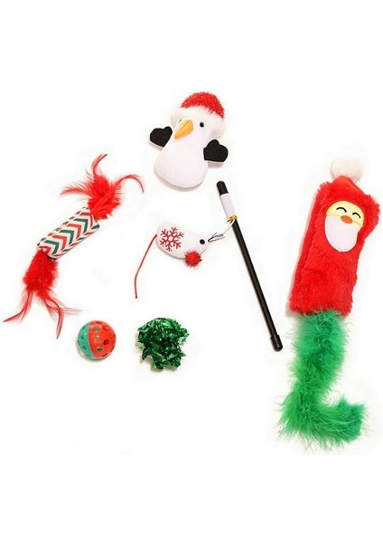 Kedi Santa Oyuncak Seti