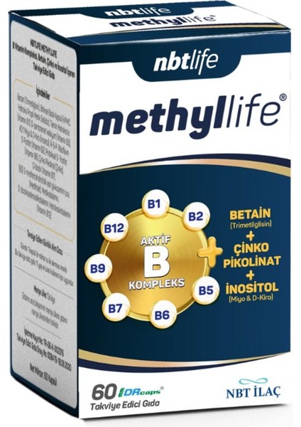 Nbt Methyllife 60 Kapsül