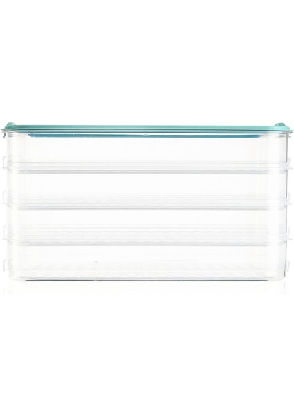 Easy Click 5 Parça Saklama Kabı - Şeffaf - 750 ml