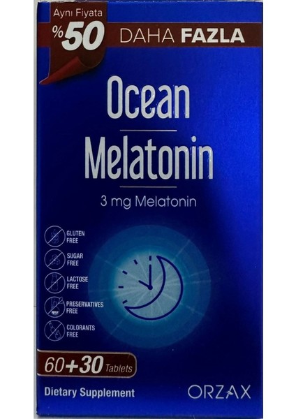 Melatonin Ekonomik Paket 90 Tablet