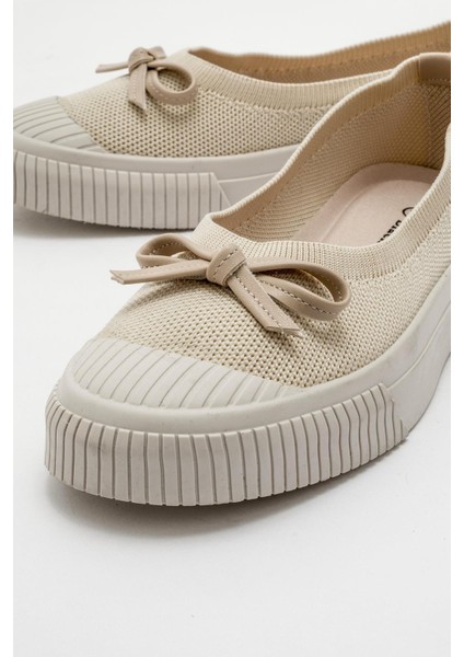 Triko Kadın Babet Bej modelleri