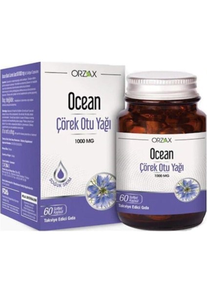 Ocean Çörek Otu Yağı 1000 Mg 60 Kapsül