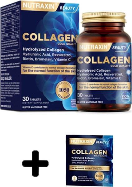 Beauty Collagen Gold Quality 30 Tablet Hidrolize Kolajen + 1 Adet Şase Kolajen fiyatları