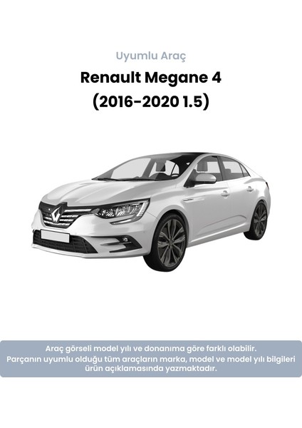 Renault Megane 4 Manuel El Frenli Arka Fren Balatası (2016-2020 1.5)
