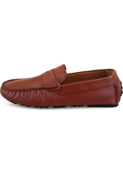 Dareau Taba Erkek Deri Loafer modelleri