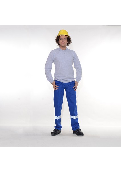 Kargo Pantolon 16/12 Gabardin Reflektörlü Sax