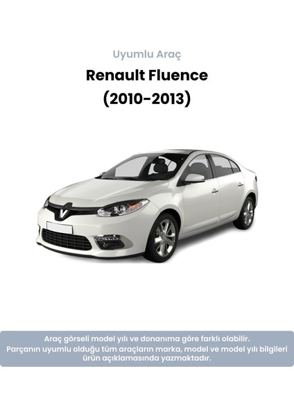 Renault Fluence Manuel El Frenli Arka Fren Balatası (2010-2013)