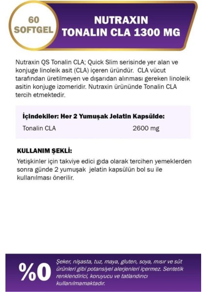 Tonalin Cla 1300 Mg 60 Softgel