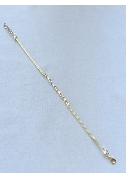 Altın Dorika Hasır Bileklik