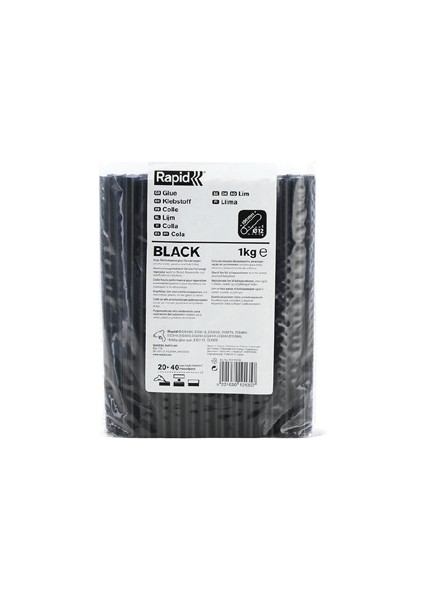 Sıyah Silikon Mum Çubuk Q12X190MM