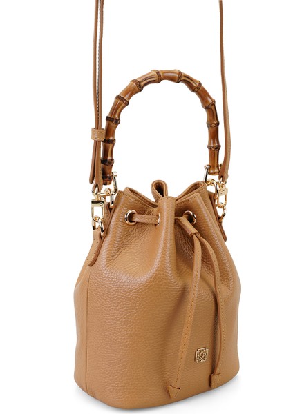 Lexy Taba Kadın Bambu Askılı Deri Omuz Çantası fiyatları