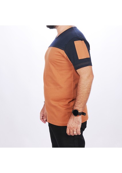 Robalı Tişört Kahve Lacivert fiyatları