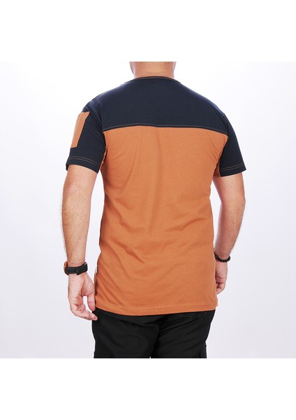 Robalı Tişört Kahve Lacivert fırsatları