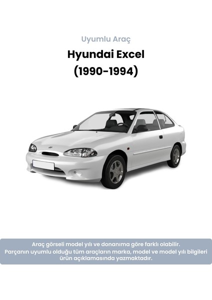 Hyundai Excel Arka Fren Balatası (1990-1994) Muadil